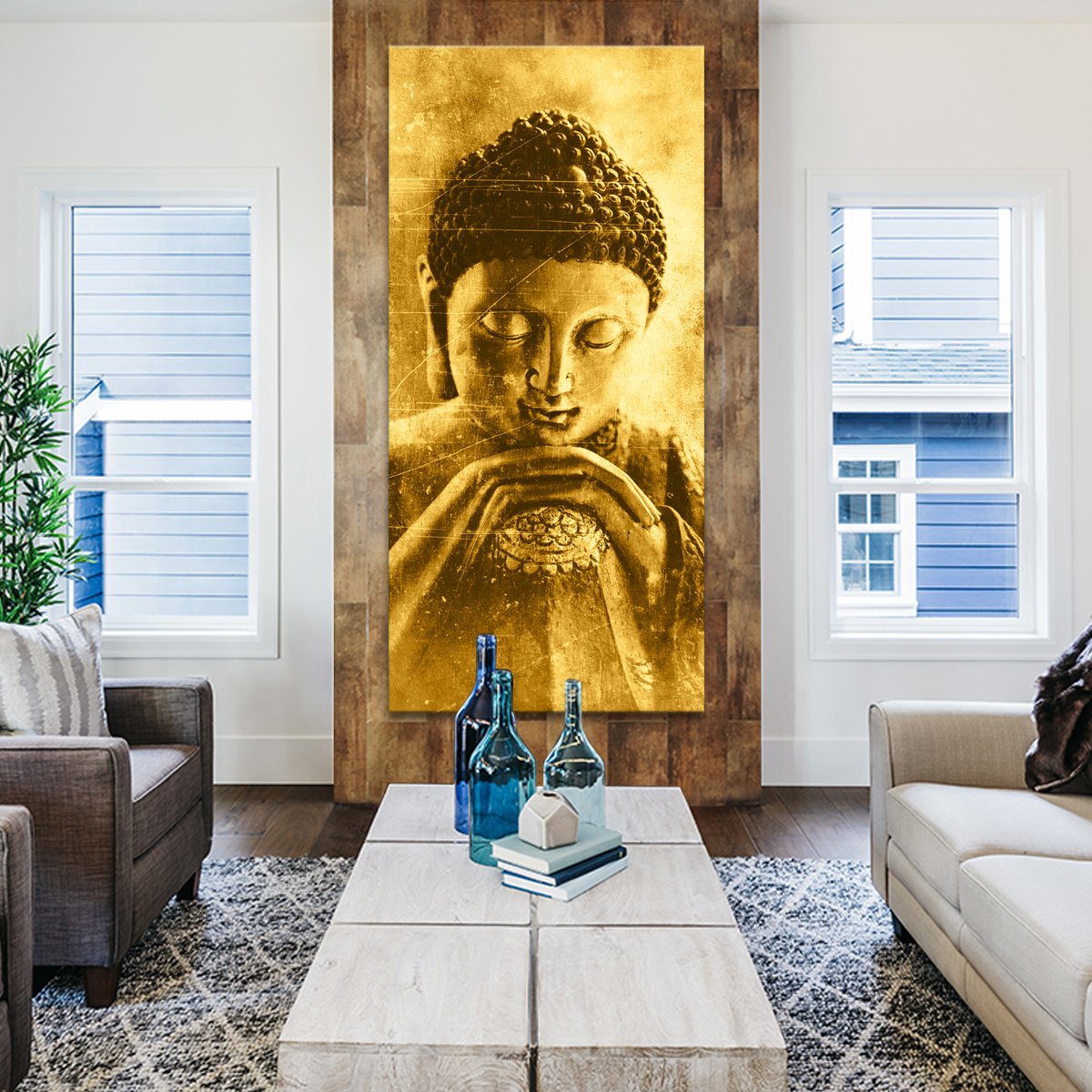 Resting in Nirvana Multi Panel Canvas Wall Art
