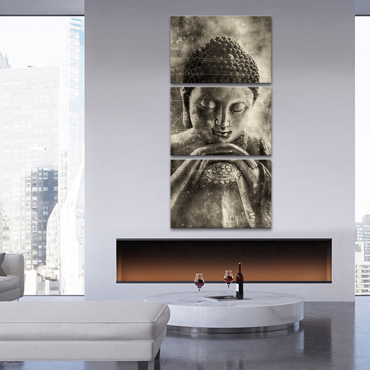 Resting in Nirvana Multi Panel Canvas Wall Art