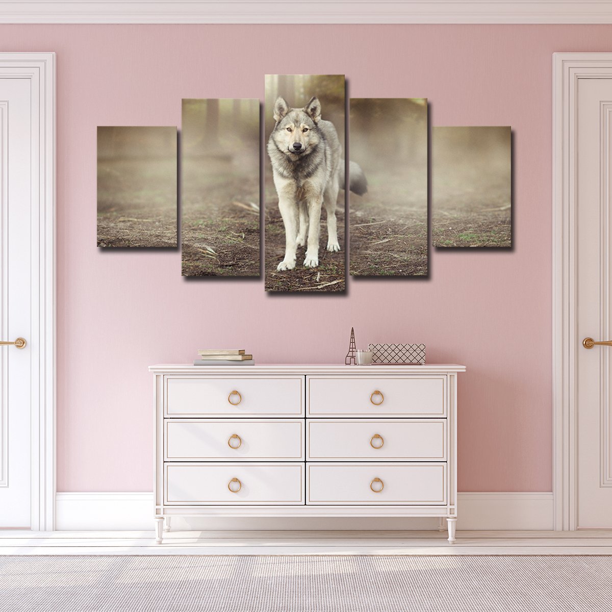 Return of the Wolf Multi Panel Canvas Wall Art