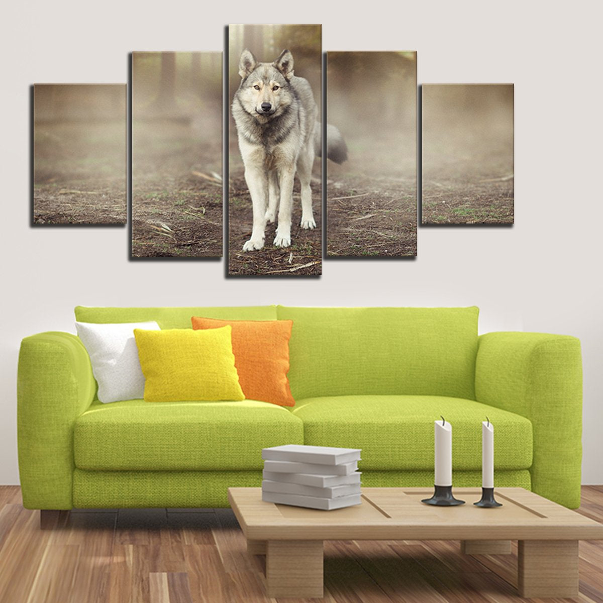 Return of the Wolf Multi Panel Canvas Wall Art
