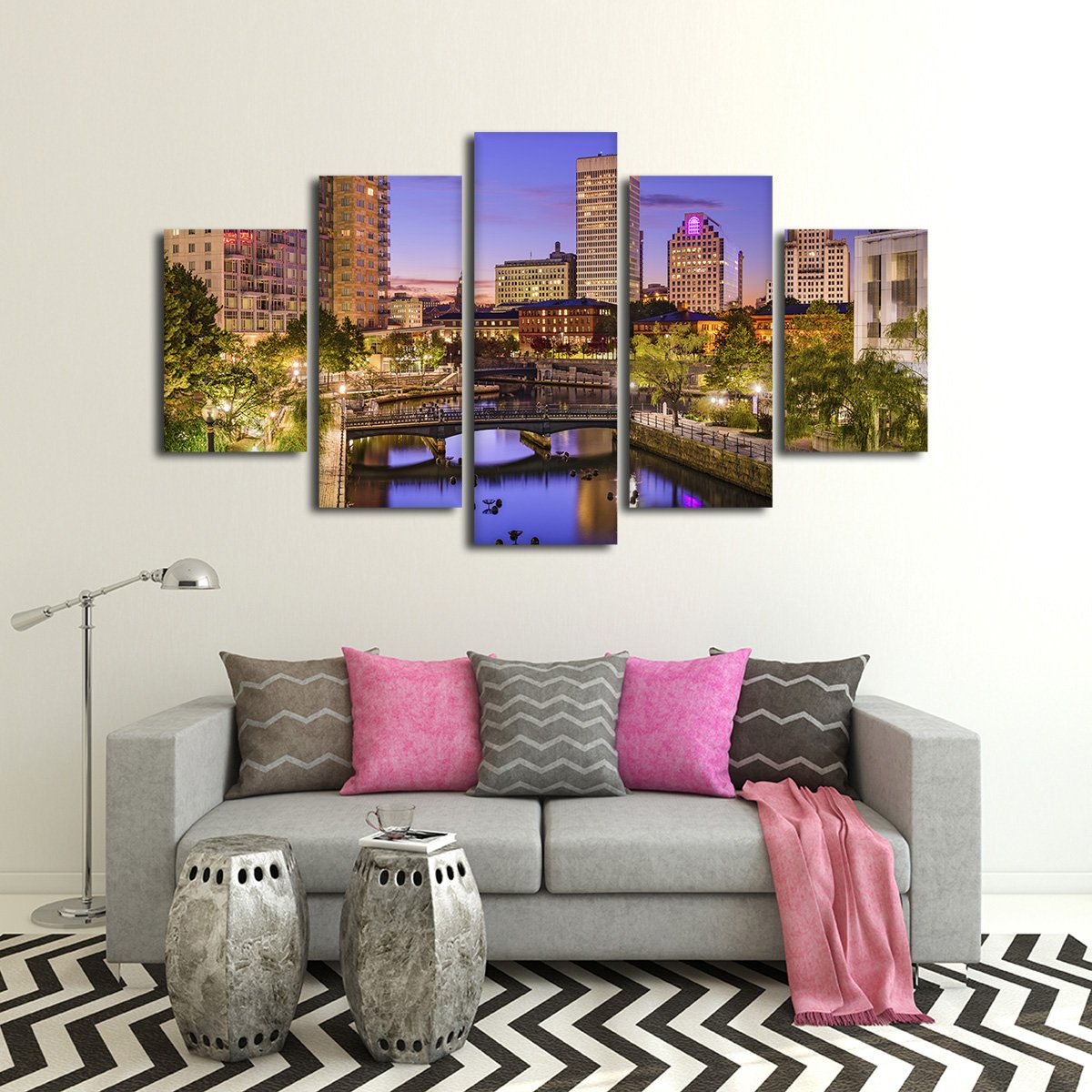 Rhode Island Multi Panel Canvas Wall Art