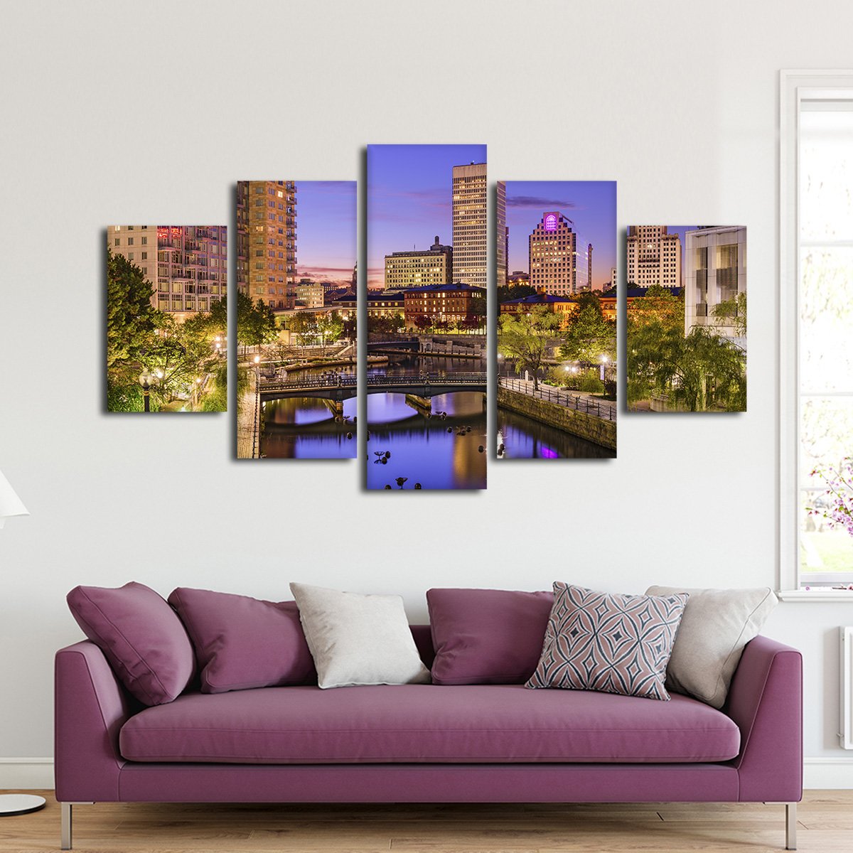 Rhode Island Multi Panel Canvas Wall Art