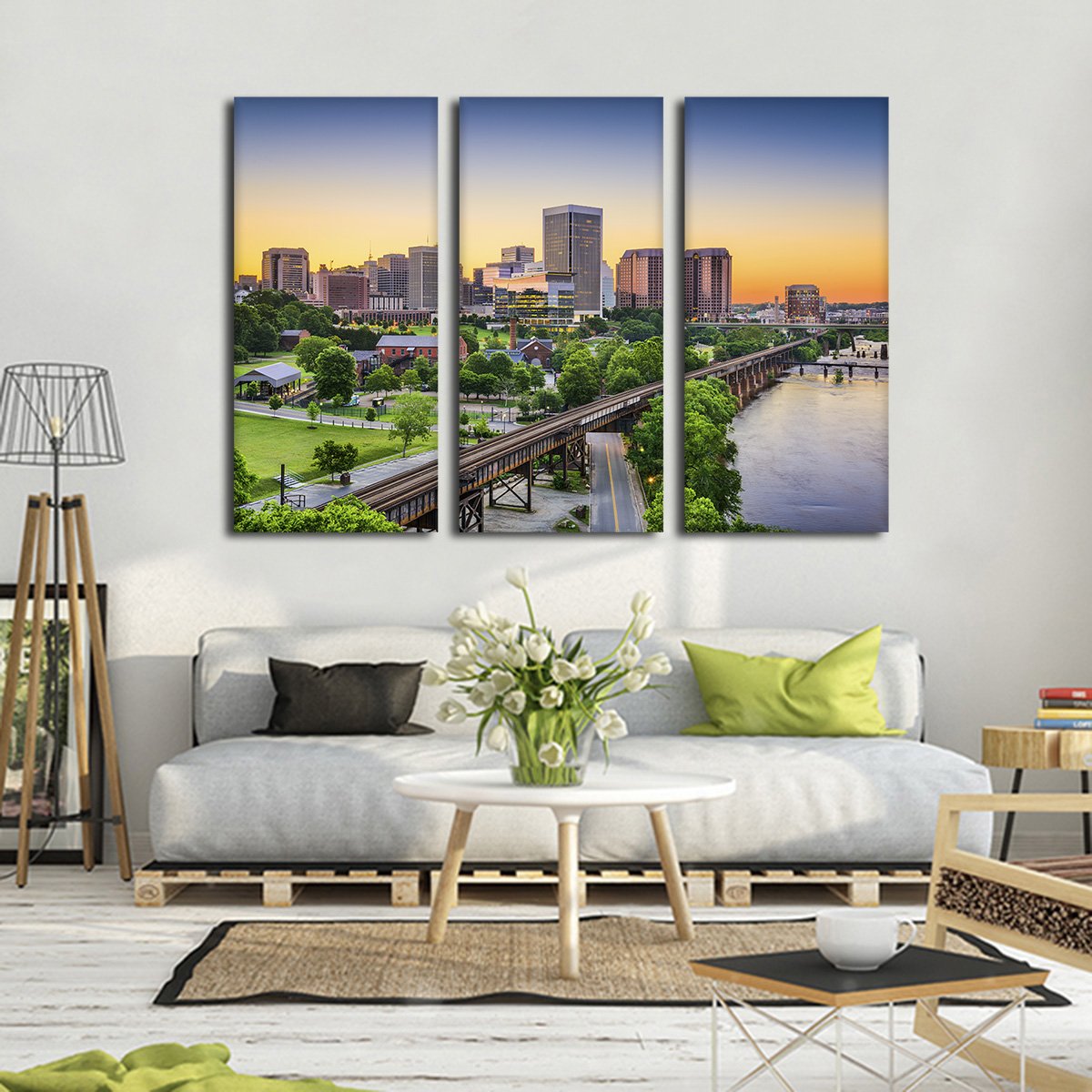 Richmond Multi Panel Canvas Wall Art