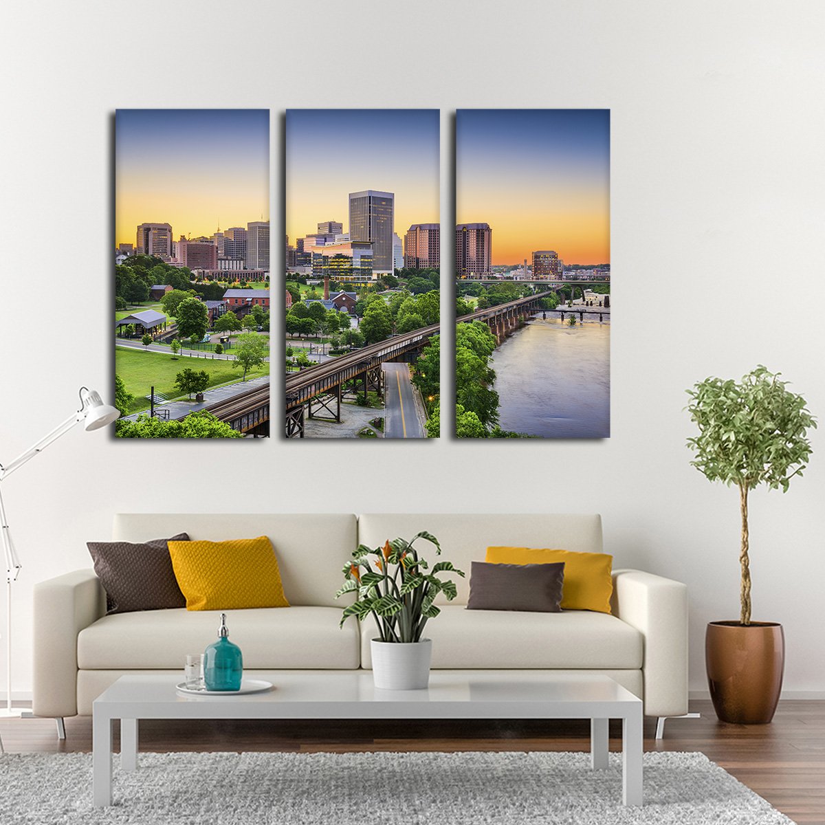 Richmond Multi Panel Canvas Wall Art