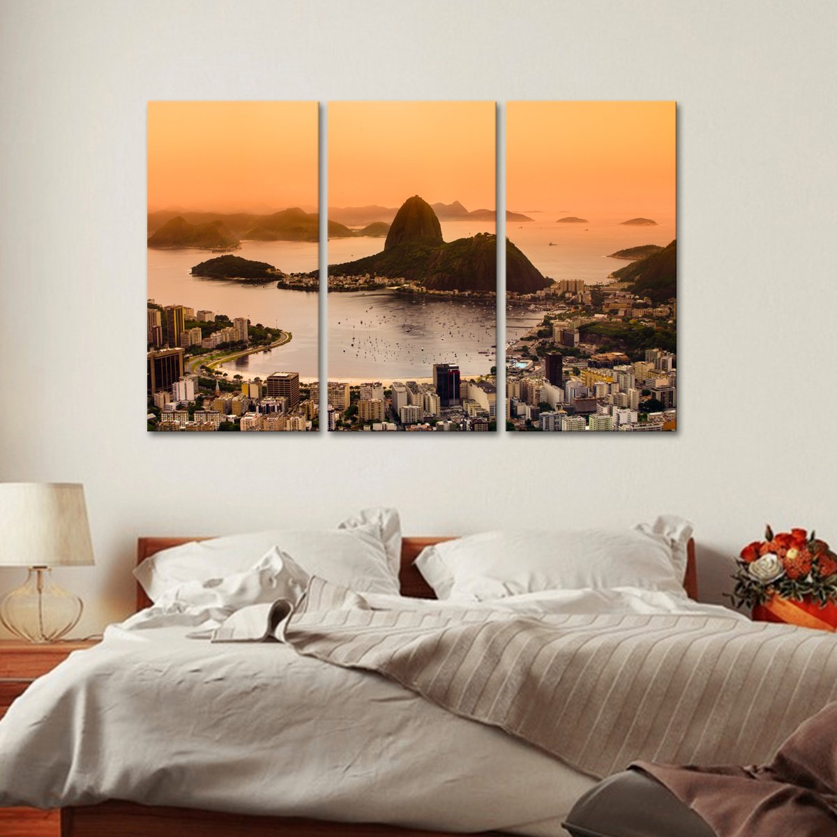 Rio de Janeiro Multi Panel Canvas Wall Art