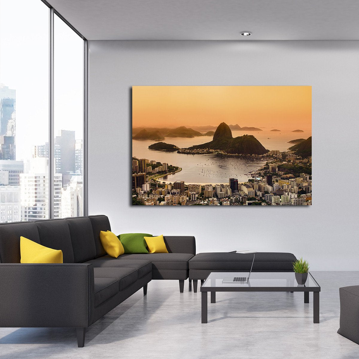 Rio de Janeiro Multi Panel Canvas Wall Art