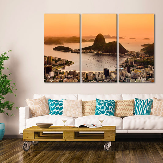 Rio de Janeiro Multi Panel Canvas Wall Art