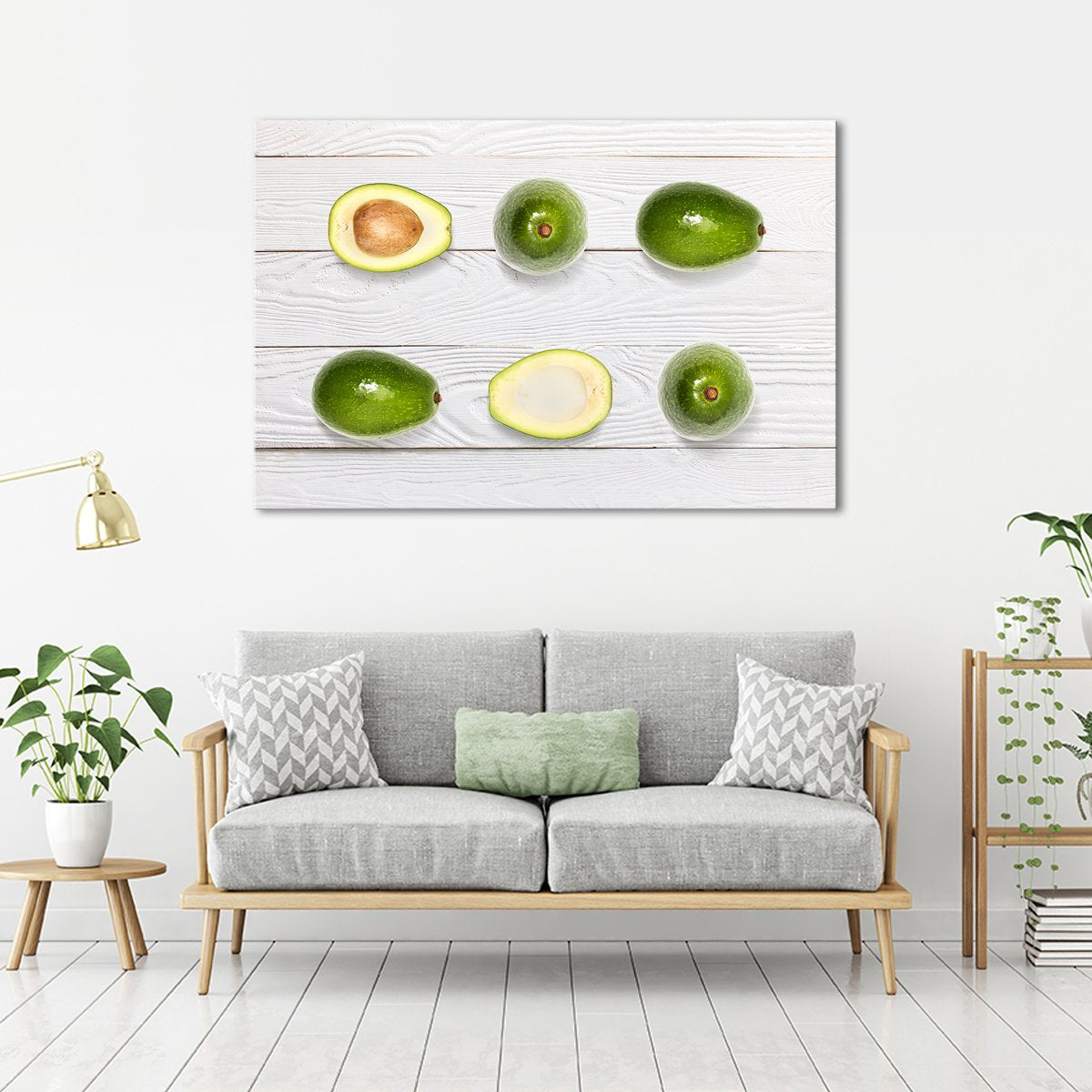 Ripe Avocado Multi Panel Canvas Wall Art