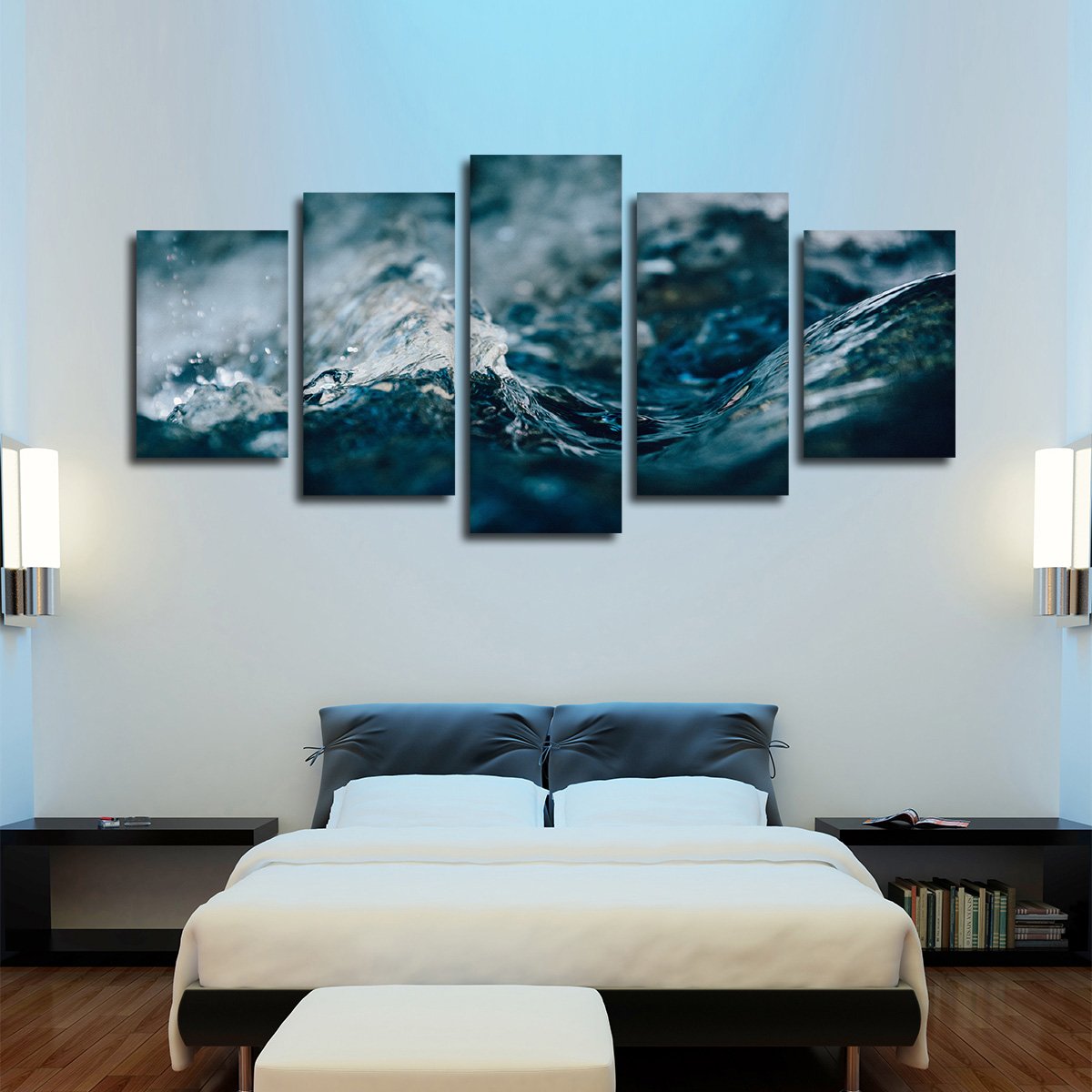 Ripples Multi Panel Canvas Wall Art