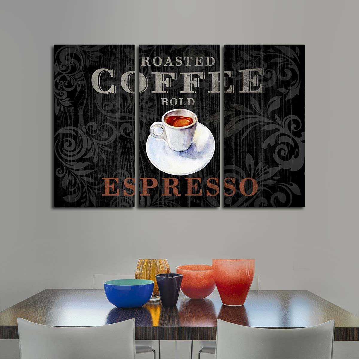 Roasted Espresso Multi Panel Canvas Wall Art
