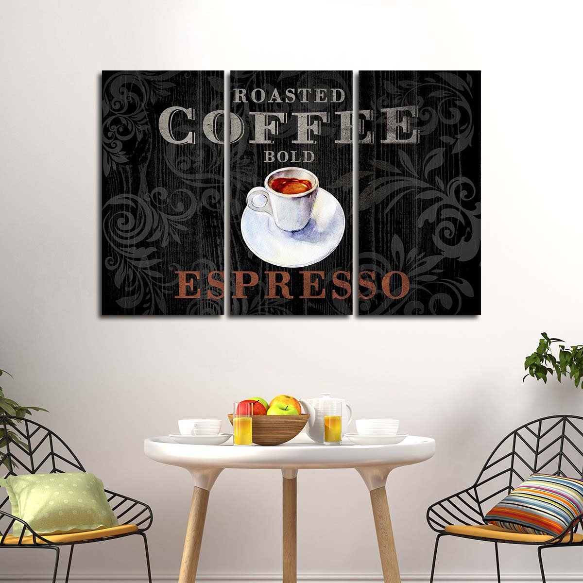 Roasted Espresso Multi Panel Canvas Wall Art