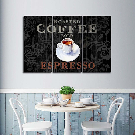 Roasted Espresso Multi Panel Canvas Wall Art