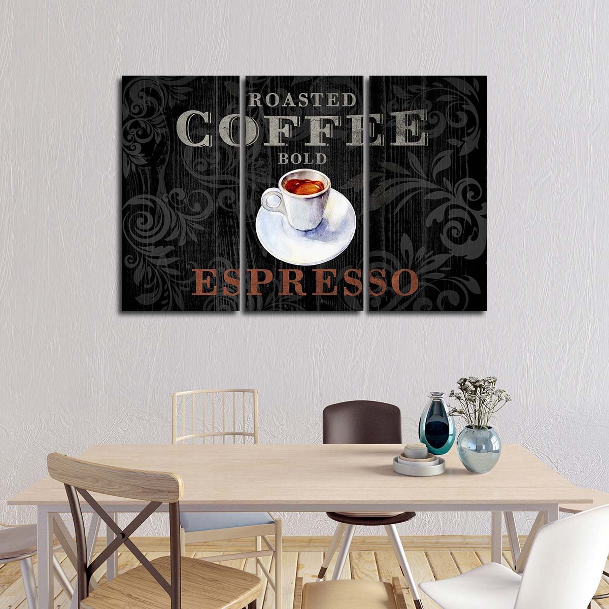Roasted Espresso Multi Panel Canvas Wall Art