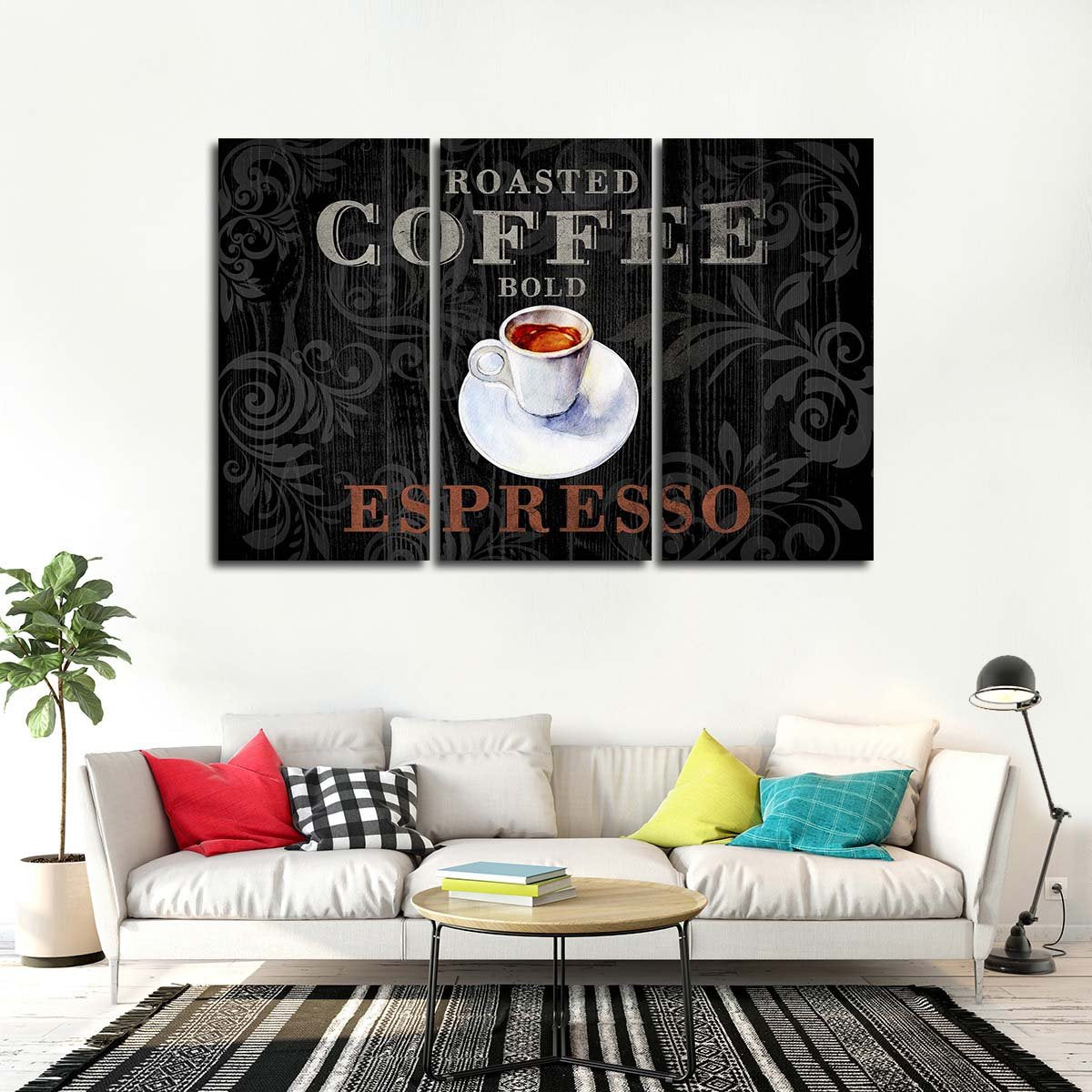 Roasted Espresso Multi Panel Canvas Wall Art