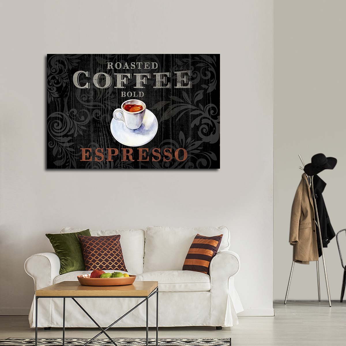 Roasted Espresso Multi Panel Canvas Wall Art