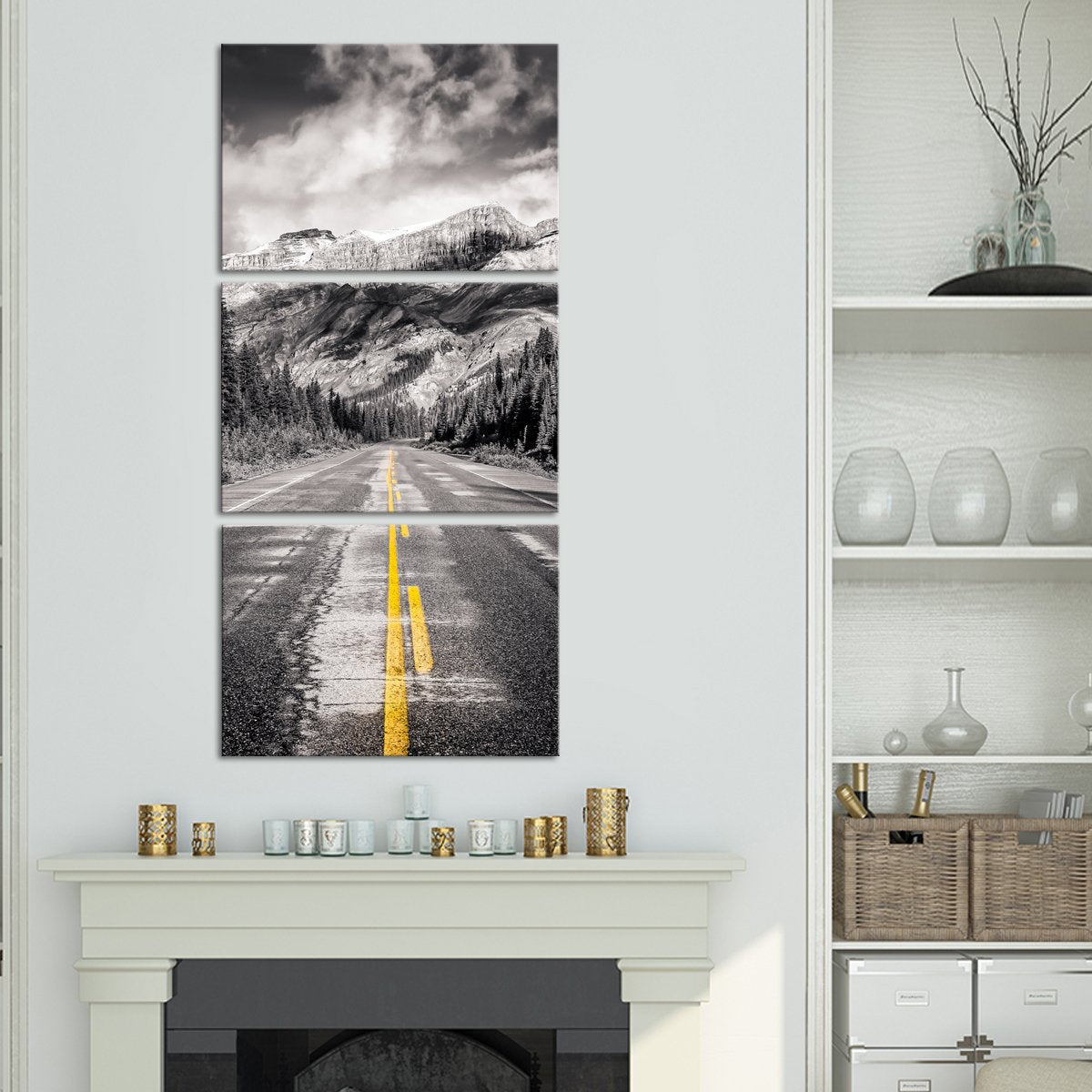 Rocky Road Multi Panel Canvas Wall Art