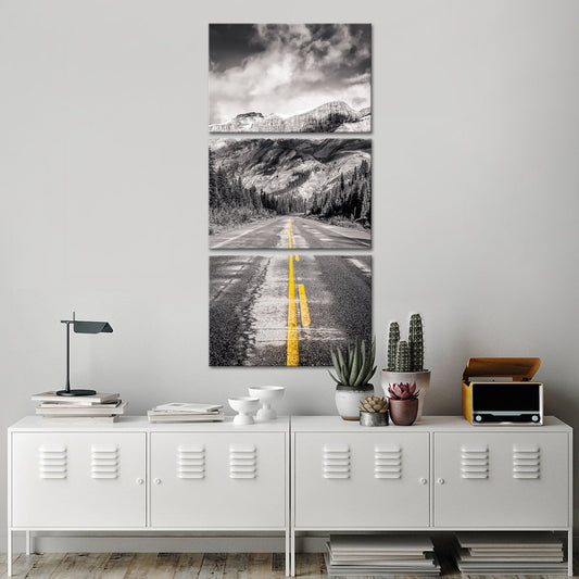 Rocky Road Multi Panel Canvas Wall Art