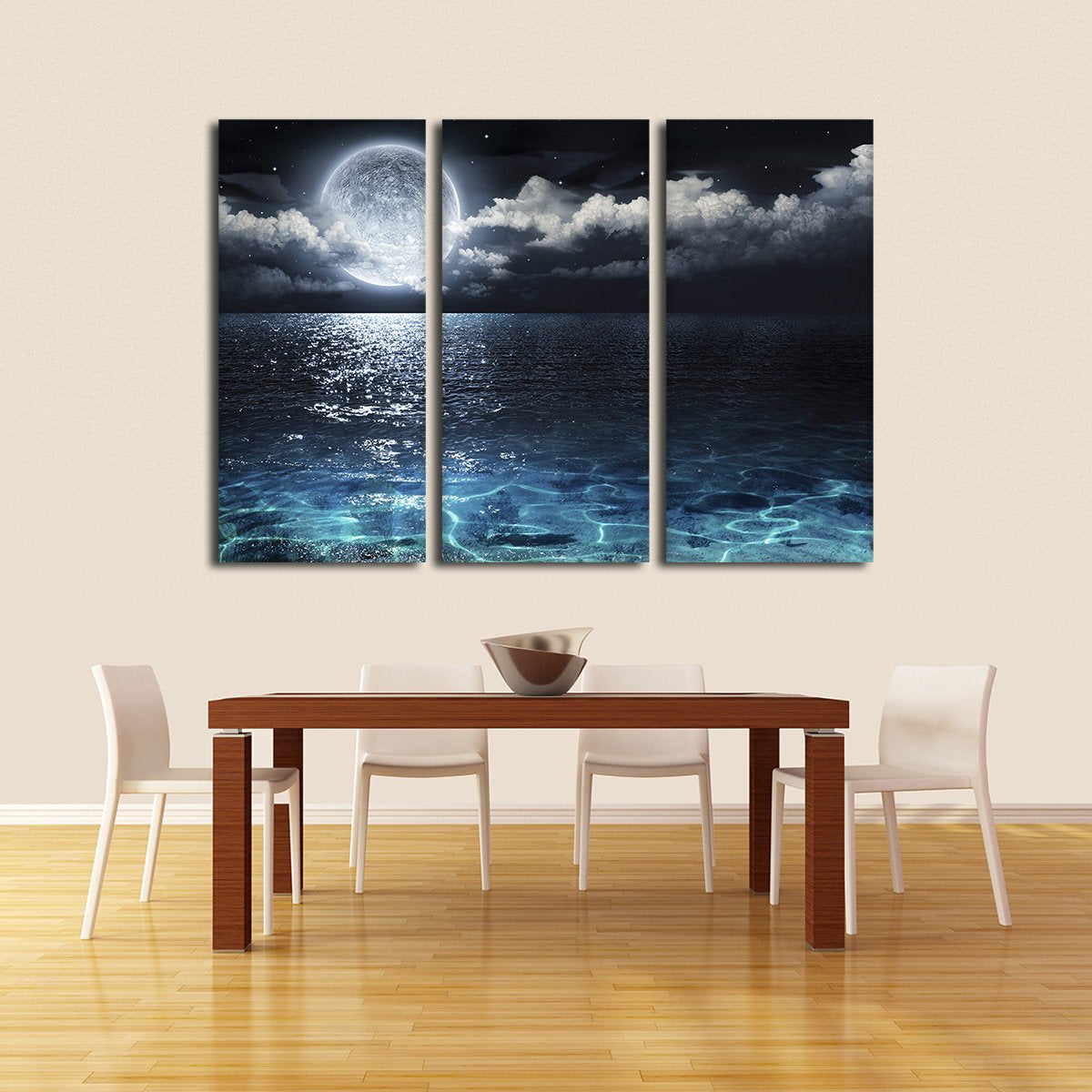 Romantic Night Multi Panel Canvas Wall Art