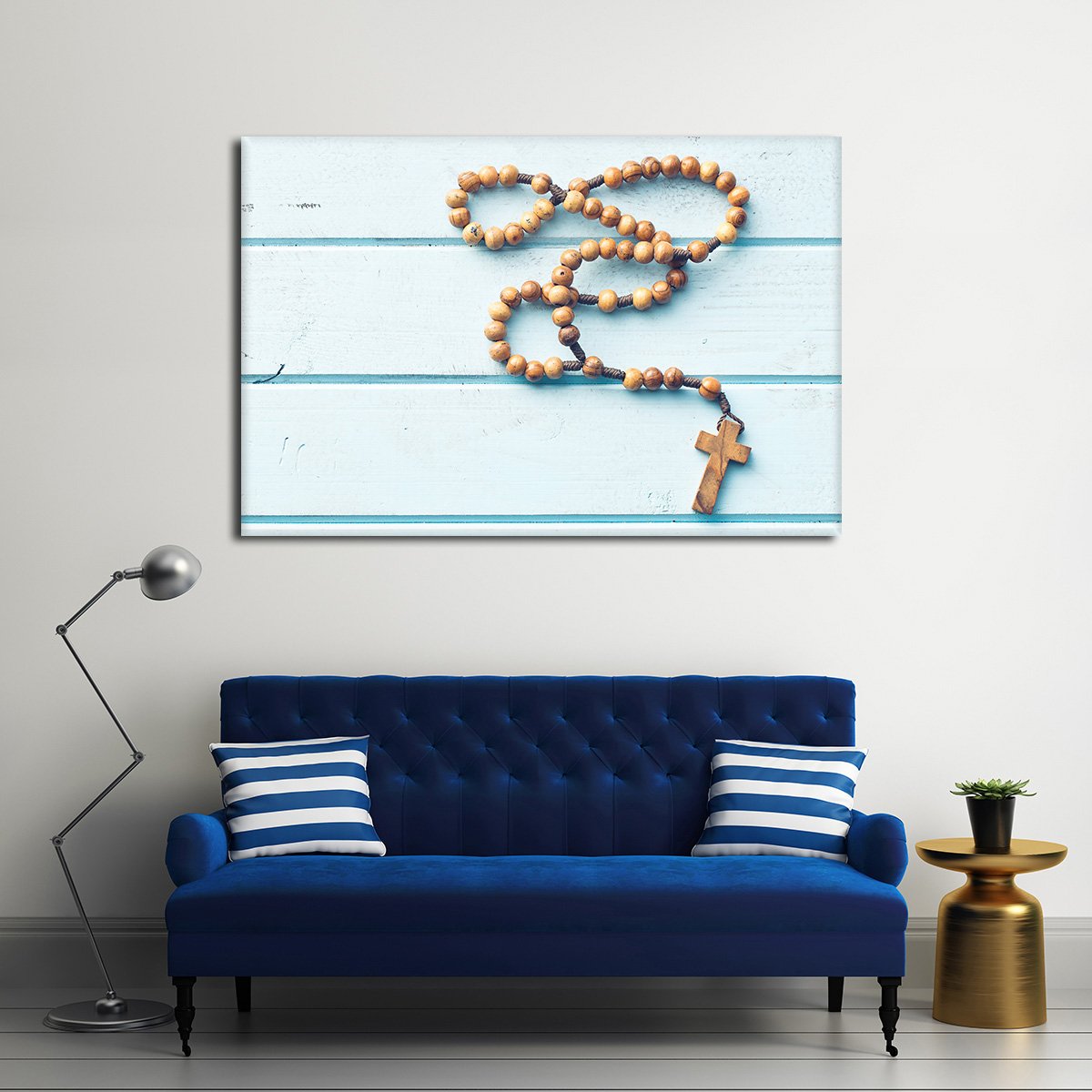 Rosary Beads Multi Panel Canvas Wall Art