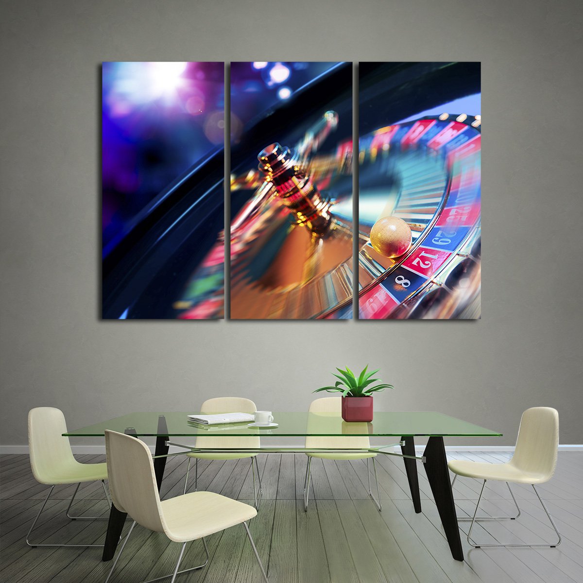 Roulette Multi Panel Canvas Wall Art