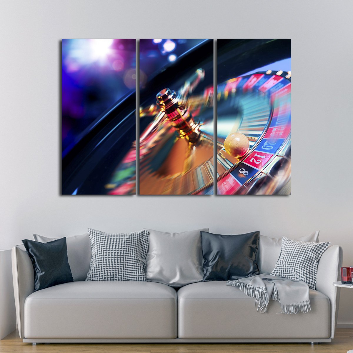 Roulette Multi Panel Canvas Wall Art