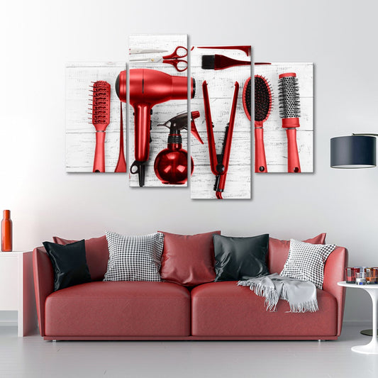 Ruby Cut Multi Panel Canvas Wall Art