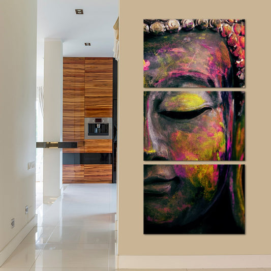 Ruby Tides Of Tranquility Multi Panel Canvas Wall Art