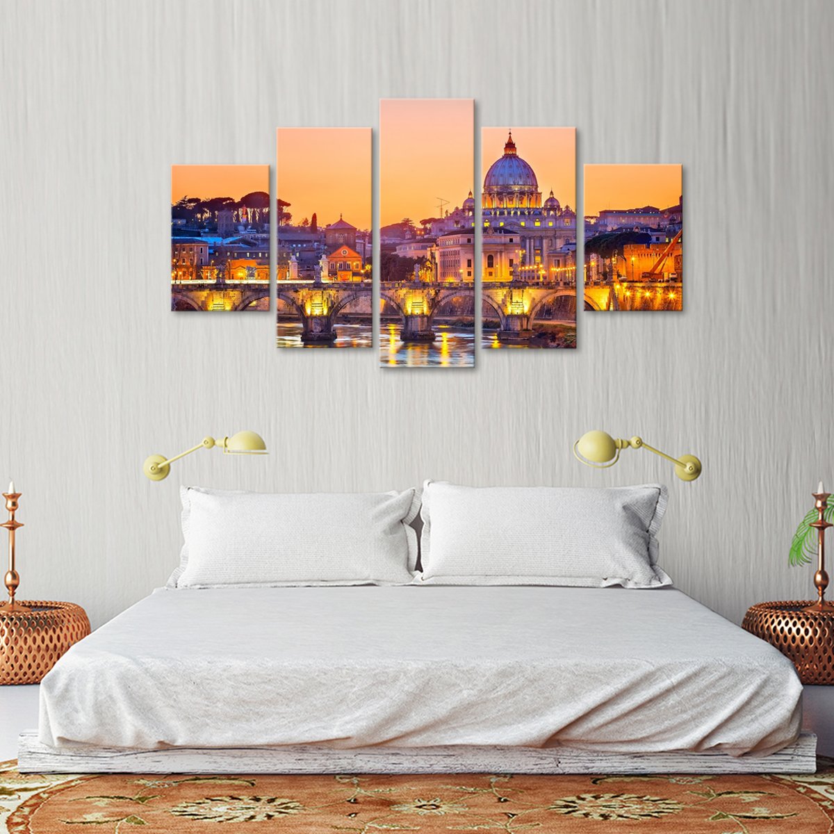 Saint Peter Cathedral Multi Panel Canvas Wall Art