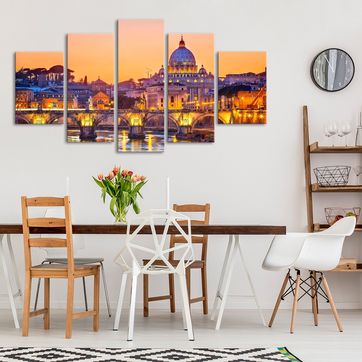 Saint Peter Cathedral Multi Panel Canvas Wall Art