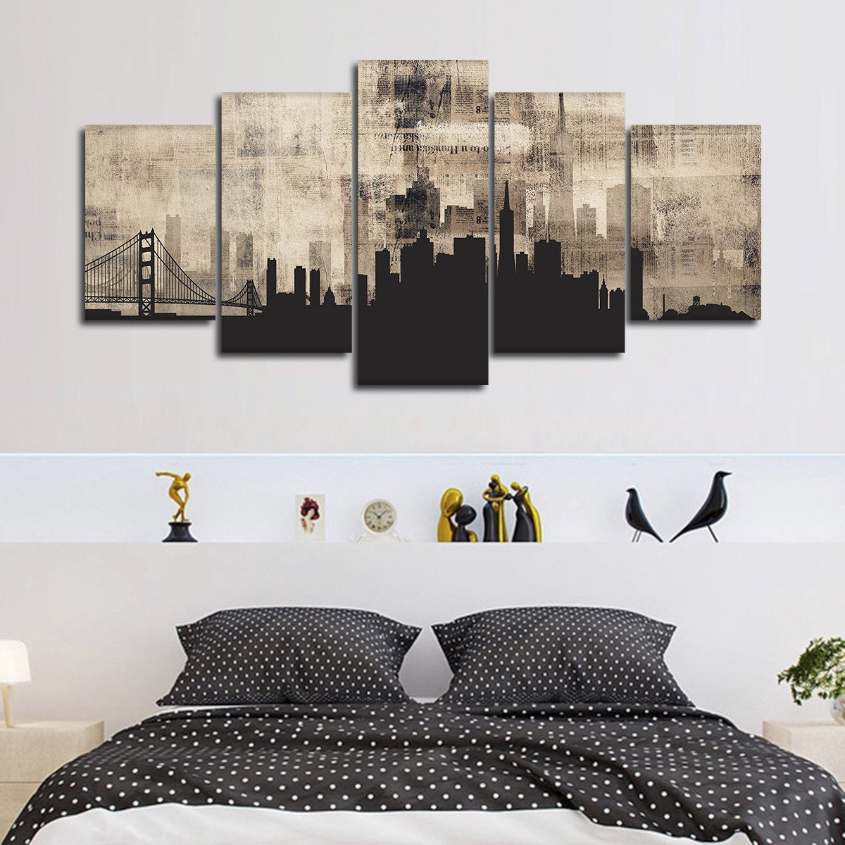 San Francisco Chronicle Multi Panel Canvas Wall Art