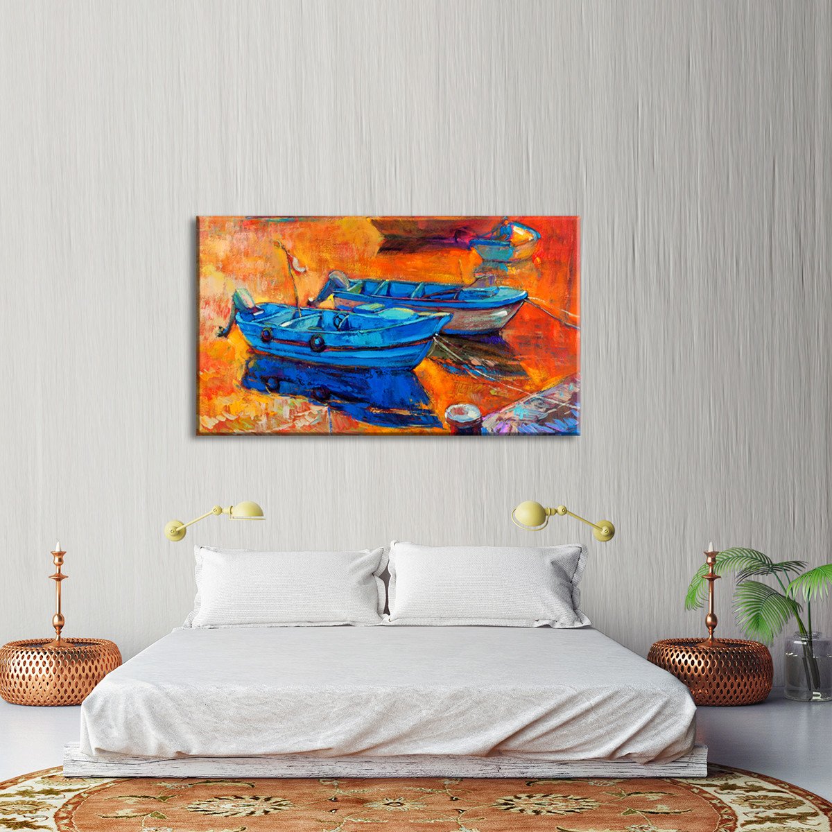 Santa Lucia Multi Panel Canvas Wall Art