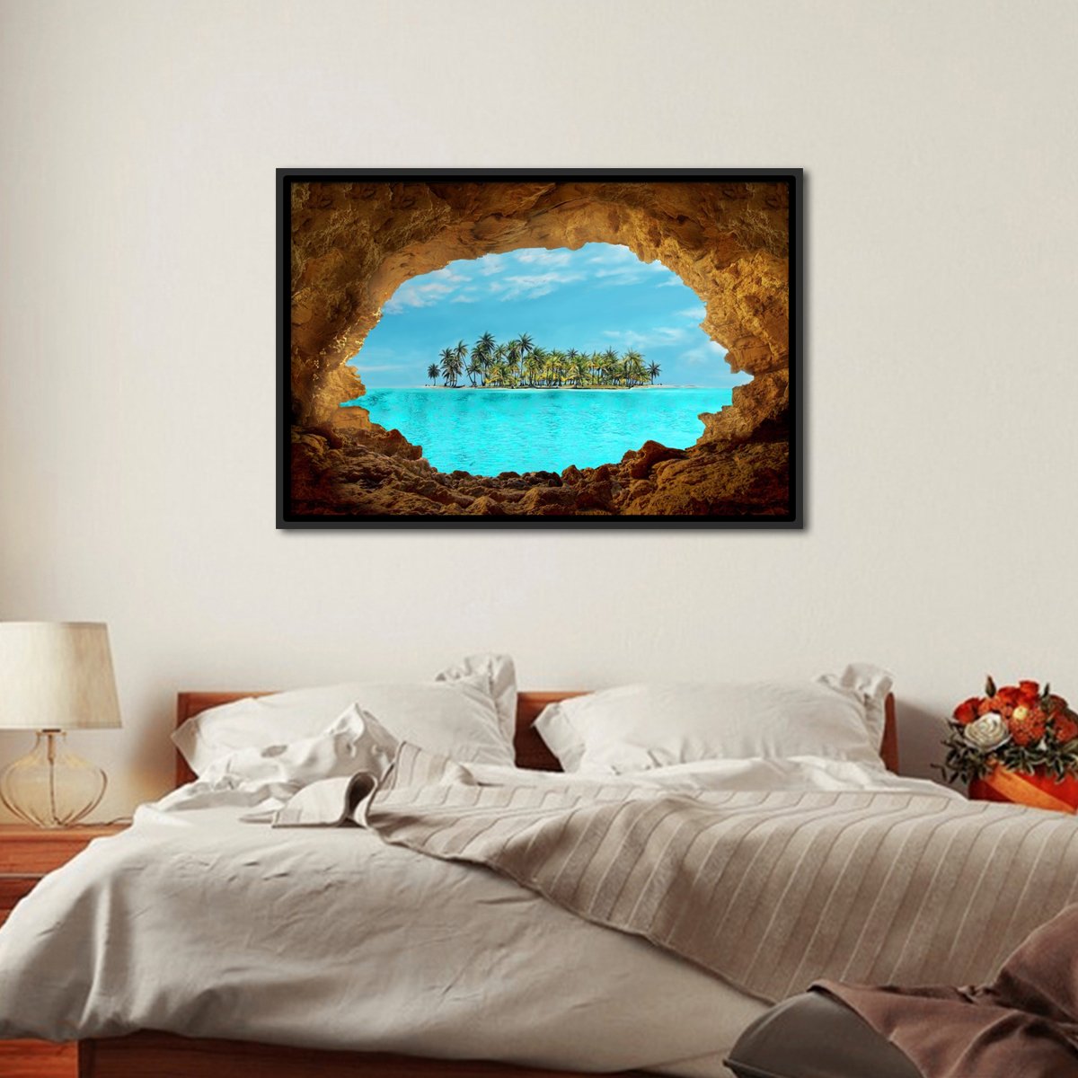 Secret Island Multi Panel Canvas Wall Art