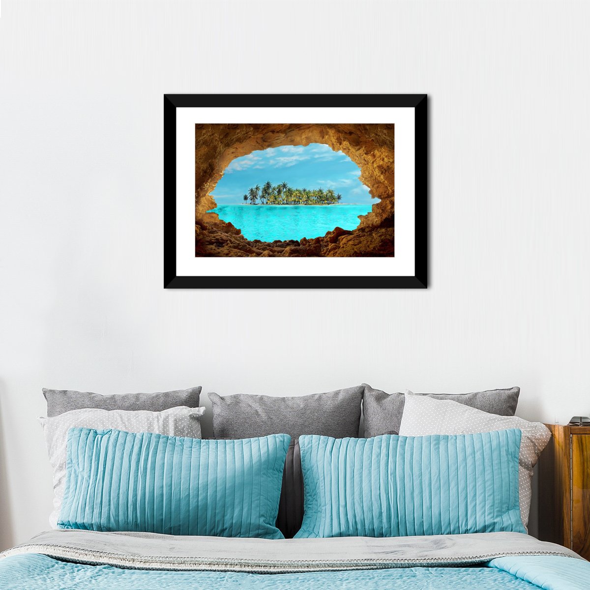 Secret Island Multi Panel Canvas Wall Art