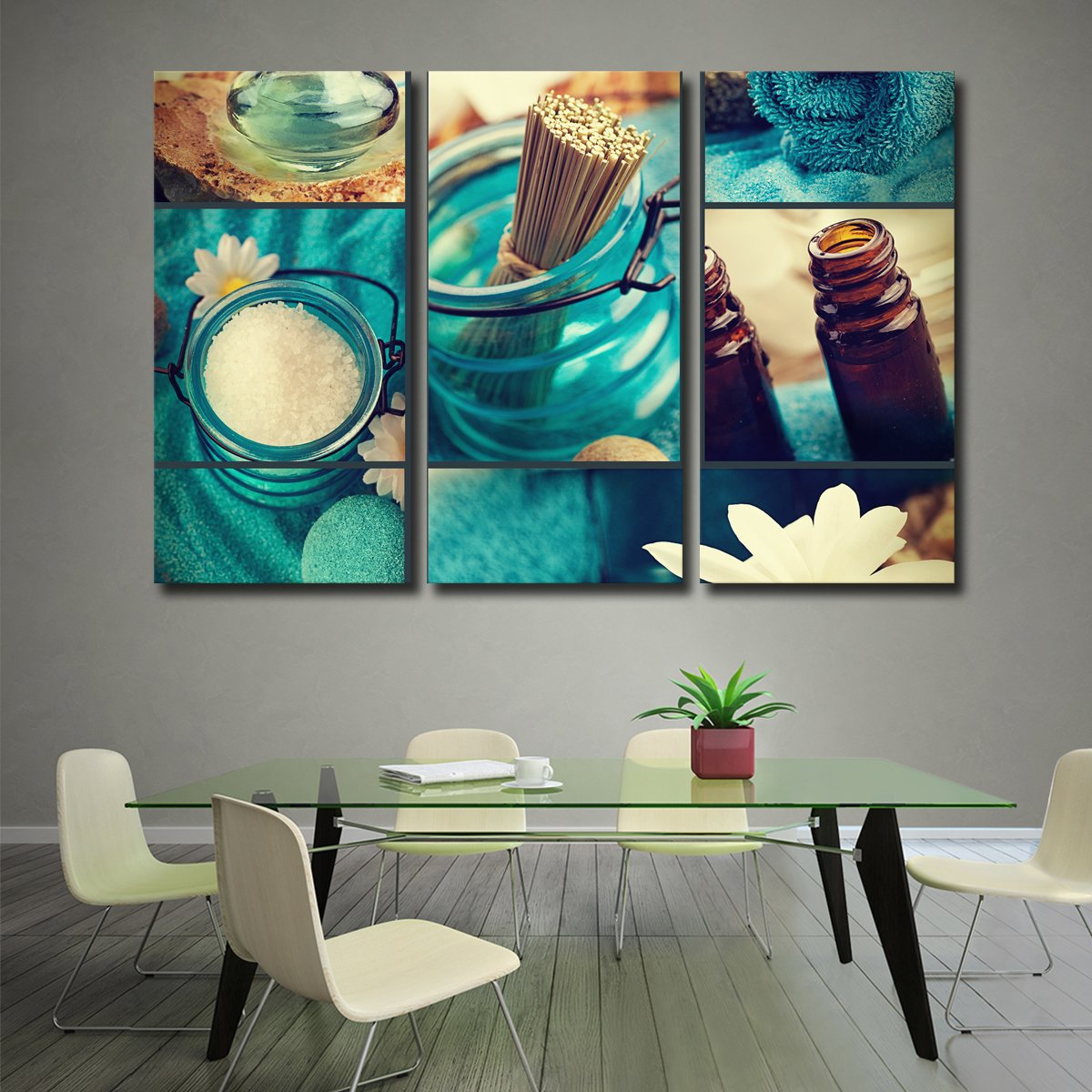 Self Care Multi Panel Canvas Wall Art