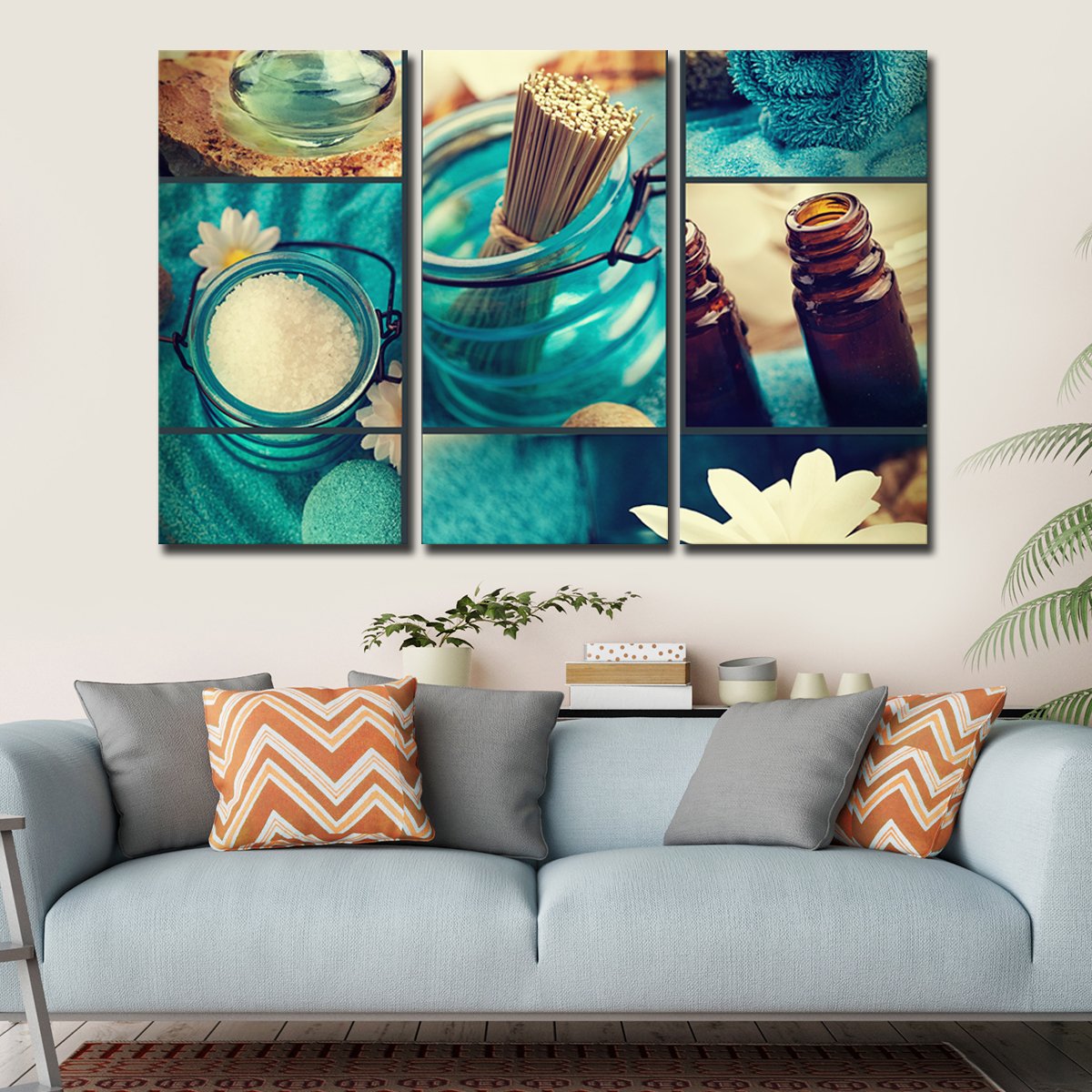 Self Care Multi Panel Canvas Wall Art
