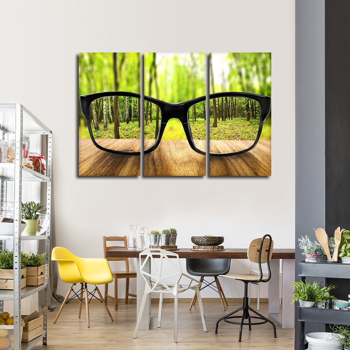 Sharp Vision Multi Panel Canvas Wall Art