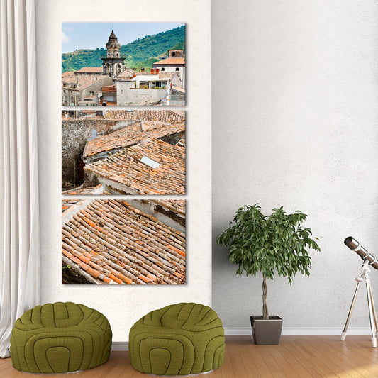 Sicilian Rooftop Multi Panel Canvas Wall Art