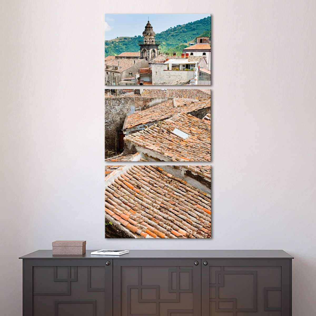 Sicilian Rooftop Multi Panel Canvas Wall Art