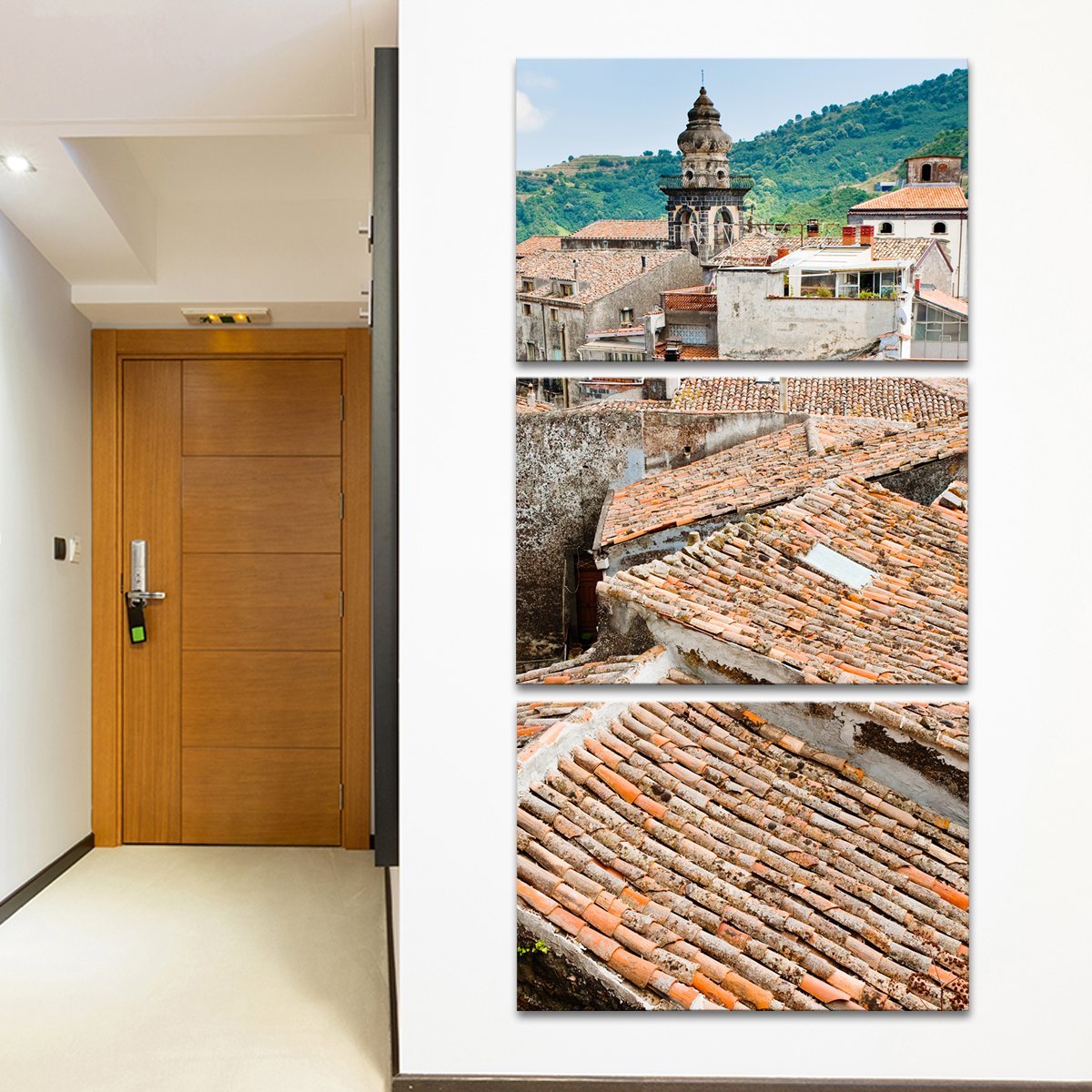 Sicilian Rooftop Multi Panel Canvas Wall Art