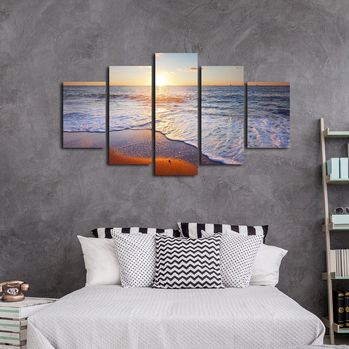 Siesta Beach Multi Panel Canvas Wall Art