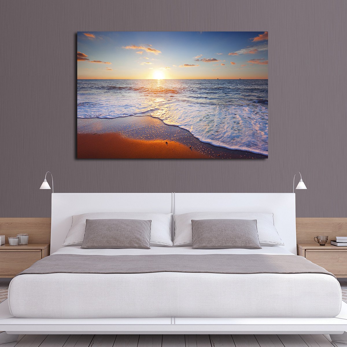 Siesta Beach Multi Panel Canvas Wall Art