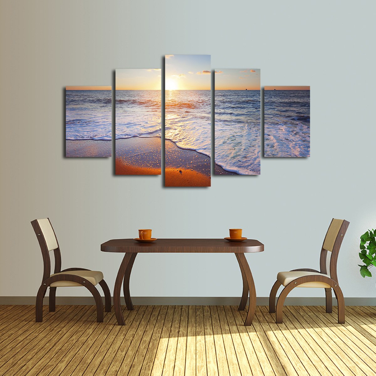 Siesta Beach Multi Panel Canvas Wall Art
