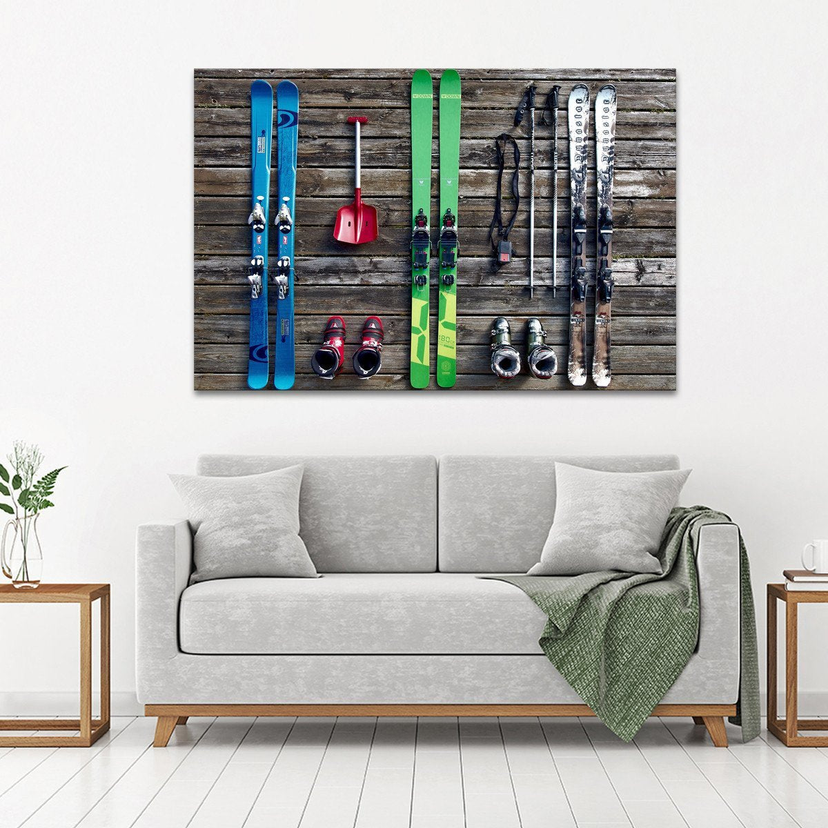 Ski Gear Multi Panel Canvas Wall Art
