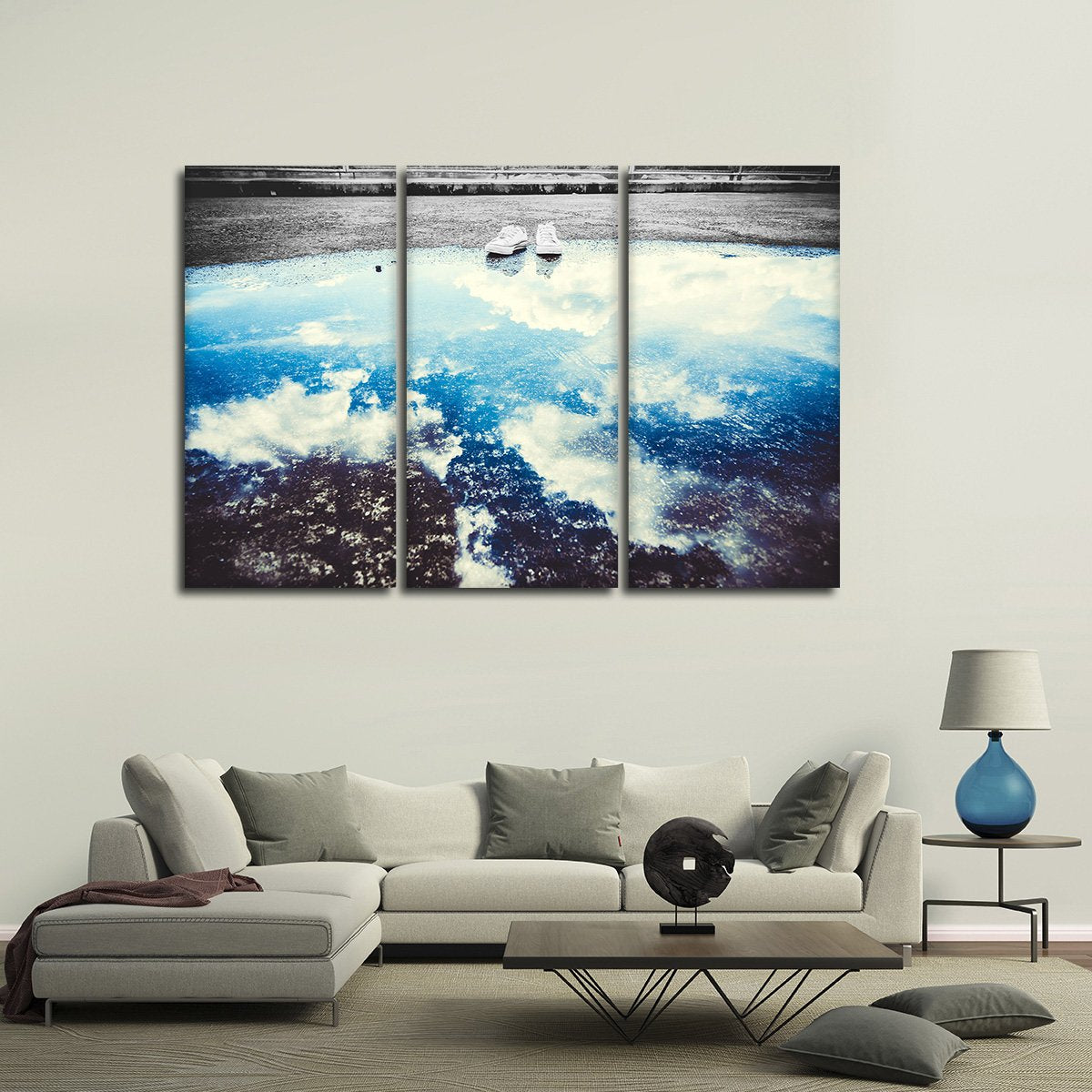 Sky Reflection Pop Multi Panel Canvas Wall Art