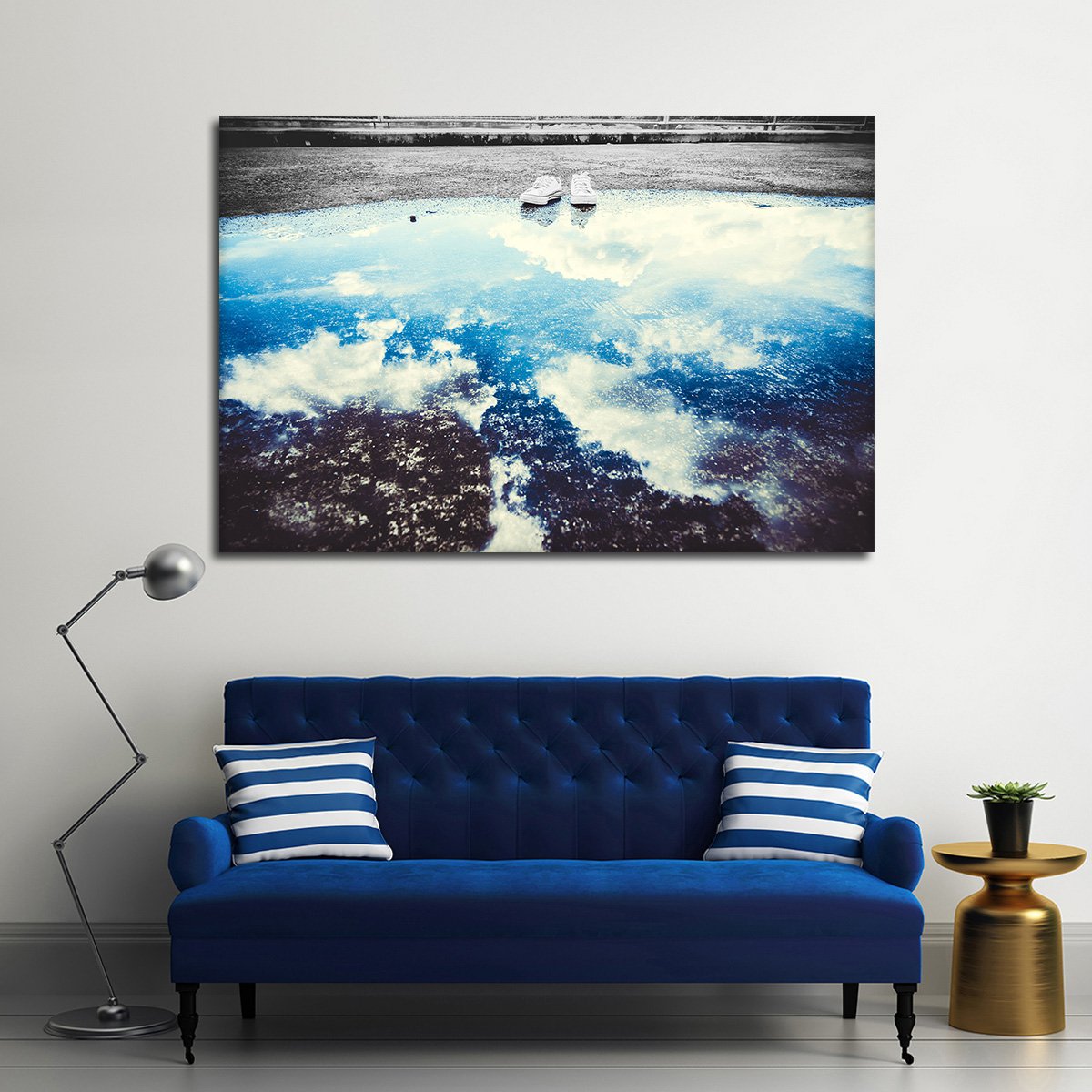 Sky Reflection Pop Multi Panel Canvas Wall Art