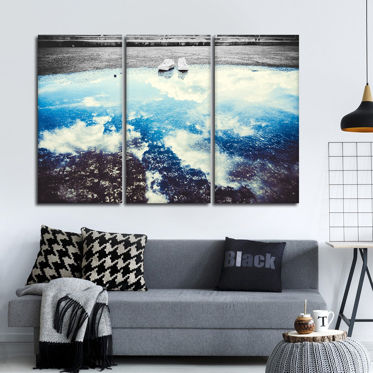 Sky Reflection Pop Multi Panel Canvas Wall Art
