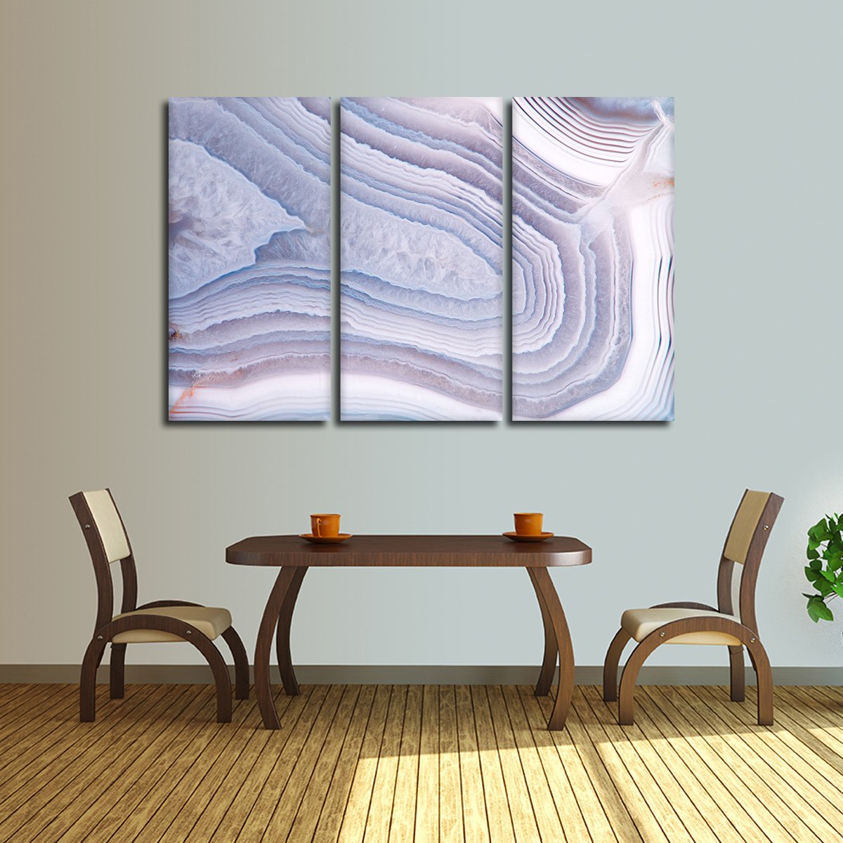 Slice Of Stone Multi Panel Canvas Wall Art