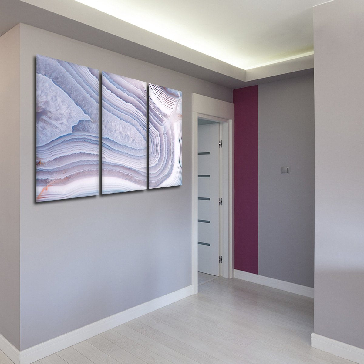 Slice Of Stone Multi Panel Canvas Wall Art