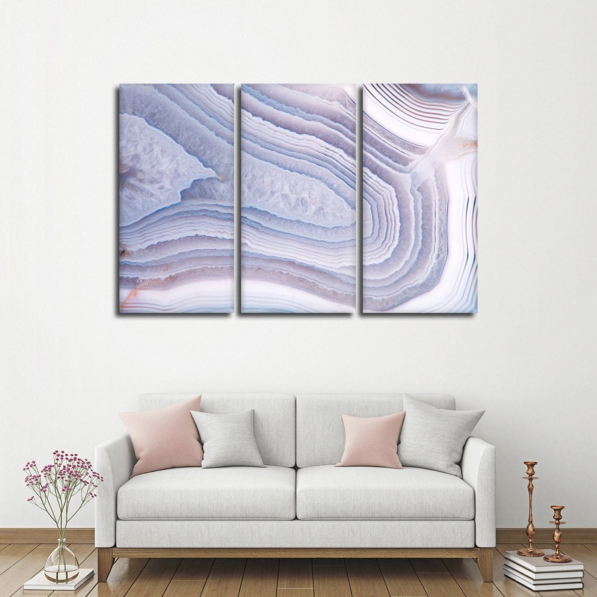 Slice Of Stone Multi Panel Canvas Wall Art