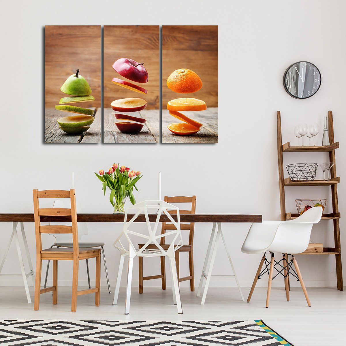 Slices of Fruit Multi Panel Canvas Wall Art